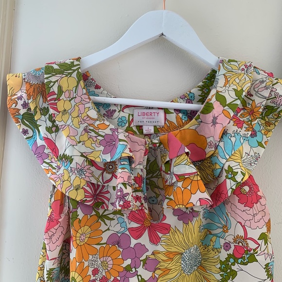 Retro Sleeveless Liberty of London Tank Top SZ S - Picture 5 of 13